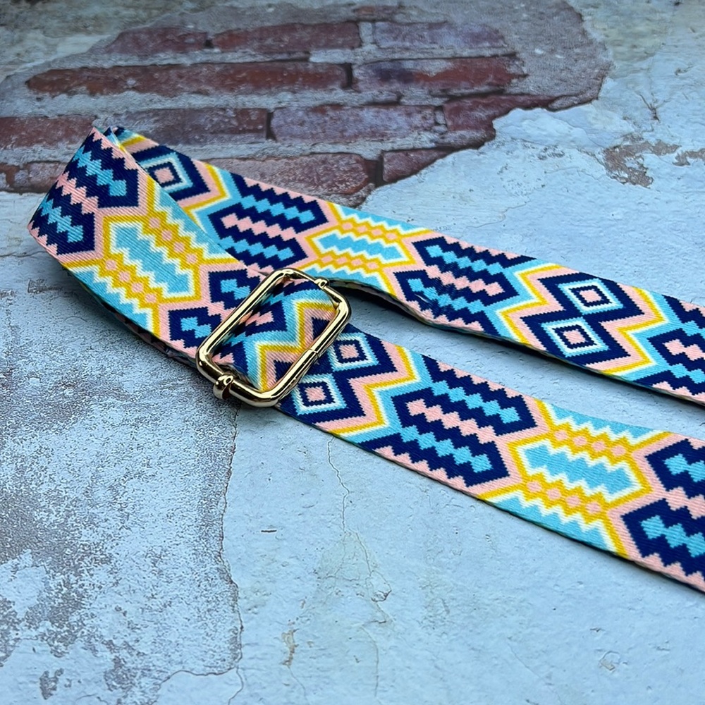Brand New Guitar Strap Perfect Add to Crossbody Bags or Purse Funky Retro Style - Picture 7 of 7